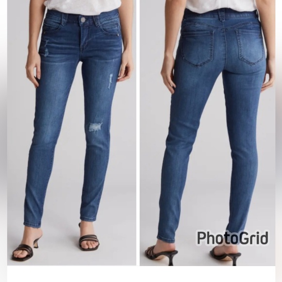 Democracy Denim - DEMOCRACY AB-SOLUTION DISTRESSED SKINNY JEANS Size 16